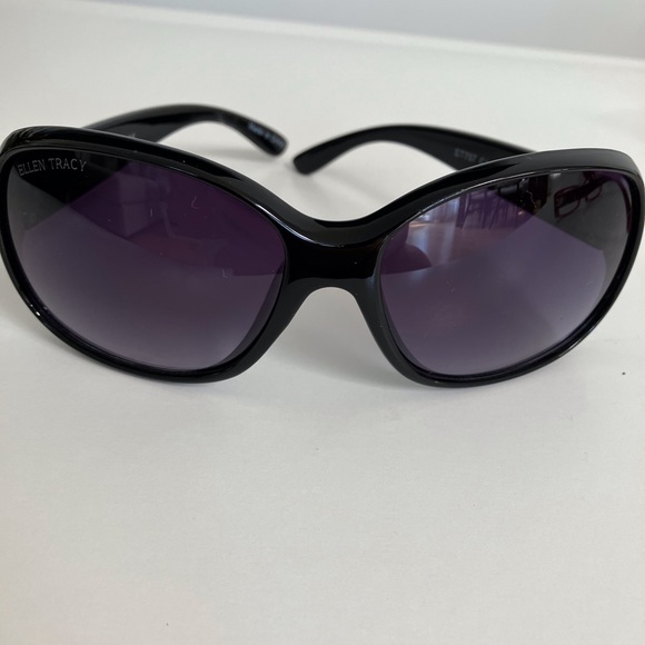 Ellen Tracy Sunglasses Black New - Picture 2 of 6